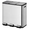 Abfalleimer EcoCasa mit Pedal-Funktion, 3 x 15 L, B 61 x H 51 cm, 3 x 15 L