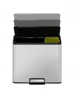 Abfalleimer Essential mit Pedal-Funktion in Silberfarben, 20 L + 9 L, B 46 x H 41 cm, 20 L + 9 L 11 Abfalleimer Essential mit Pedal-Funktion in Silberfarben, 20 L + 9 L, B 46 x H 41 cm, 20 L + 9 L -Küche Geschäft Abfalleimer Essential mit Pedal Funktion in Silberfarben 20 L 9 L 5