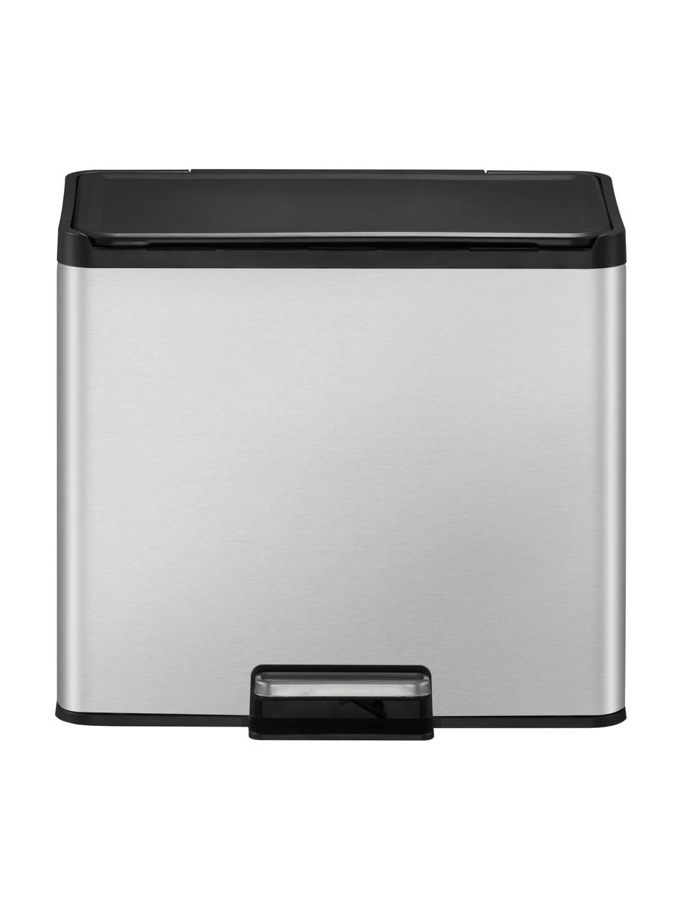 Abfalleimer Essential mit Pedal-Funktion in Silberfarben, 20 L + 9 L, B 46 x H 41 cm, 20 L + 9 L 1 Abfalleimer Essential mit Pedal-Funktion in Silberfarben, 20 L + 9 L, B 46 x H 41 cm, 20 L + 9 L