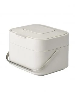 Joseph Joseph Abfalleimer Intelligent Waste für Biomüll in Grau, B 24 x H 17 cm -Küche Geschäft Abfalleimer Intelligent Waste fur Biomull in Grau 3