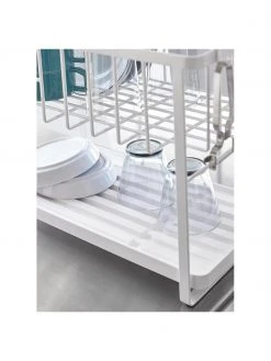 Yamazaki Abtropfgestell Tower in Wei&szlig;, B 41 x H 33 cm -Küche Geschäft Abtropfgestell Tower in Weiss 2