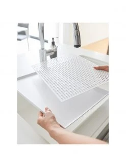 Yamazaki Abtropfmatte Tower, B 43 x H 2 cm -Küche Geschäft Abtropfmatte Tower 6