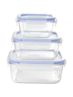 Aufbewahrungsboxen Pure, 3-er Set, Set mit verschiedenen Größen