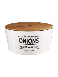 BUTLERS Aufbewahrungsdose Karlton Bros. Onions, Ø 22 x H 11 cm, Ø 22 x H 11 cm, 2,4 L