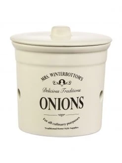 BUTLERS Aufbewahrungsdose Mrs Winterbottoms Onions, Ø 17 x H 18 cm, Ø 17 x H 18 cm