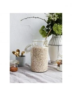 House Doctor Aufbewahrungsdose Vario mit goldenen Applikationen, verschiedene Gr&ouml;&szlig;en, Ø 13 x H 24 cm, 1,9 L -Küche Geschäft Aufbewahrungsdose Vario mit goldenen Applikationen verschiedene Grossen 2