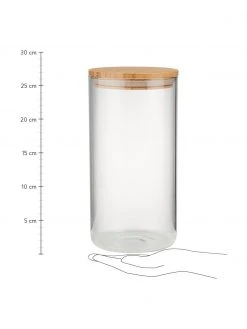 BUTLERS Aufbewahrungsdose Woodlock mit Deckel aus Buchenholz, Ø 11 x H 28 cm, 2.3 L -Küche Geschäft Aufbewahrungsdose Woodlock mit Deckel aus Buchenholz 2