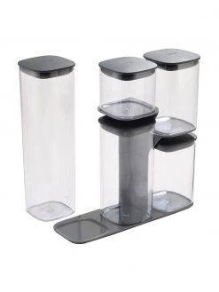 Joseph Joseph Aufbewahrungsdosen-Set Podium, 5-tlg., verschiedene Gr&ouml;&szlig;en, Verschiednene Größen -Küche Geschäft Aufbewahrungsdosen Set Podium 5 tlg verschiedene Grossen 3