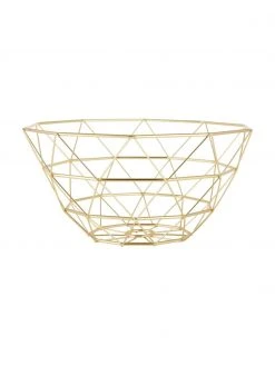 Present Time Aufbewahrungskorb Diamond Cut, Ø 30 x H 15 cm