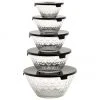 Nordal Aufbewahrungsschälchen Marco, 5er-Set, Set mit verschiedenen Größen