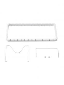 Yamazaki Ausziehbarer Kochgeschirrhalter Tower in Wei&szlig;, B 45-82 x H 18 cm -Küche Geschäft Ausziehbarer Kochgeschirrhalter Tower in Weiss 5