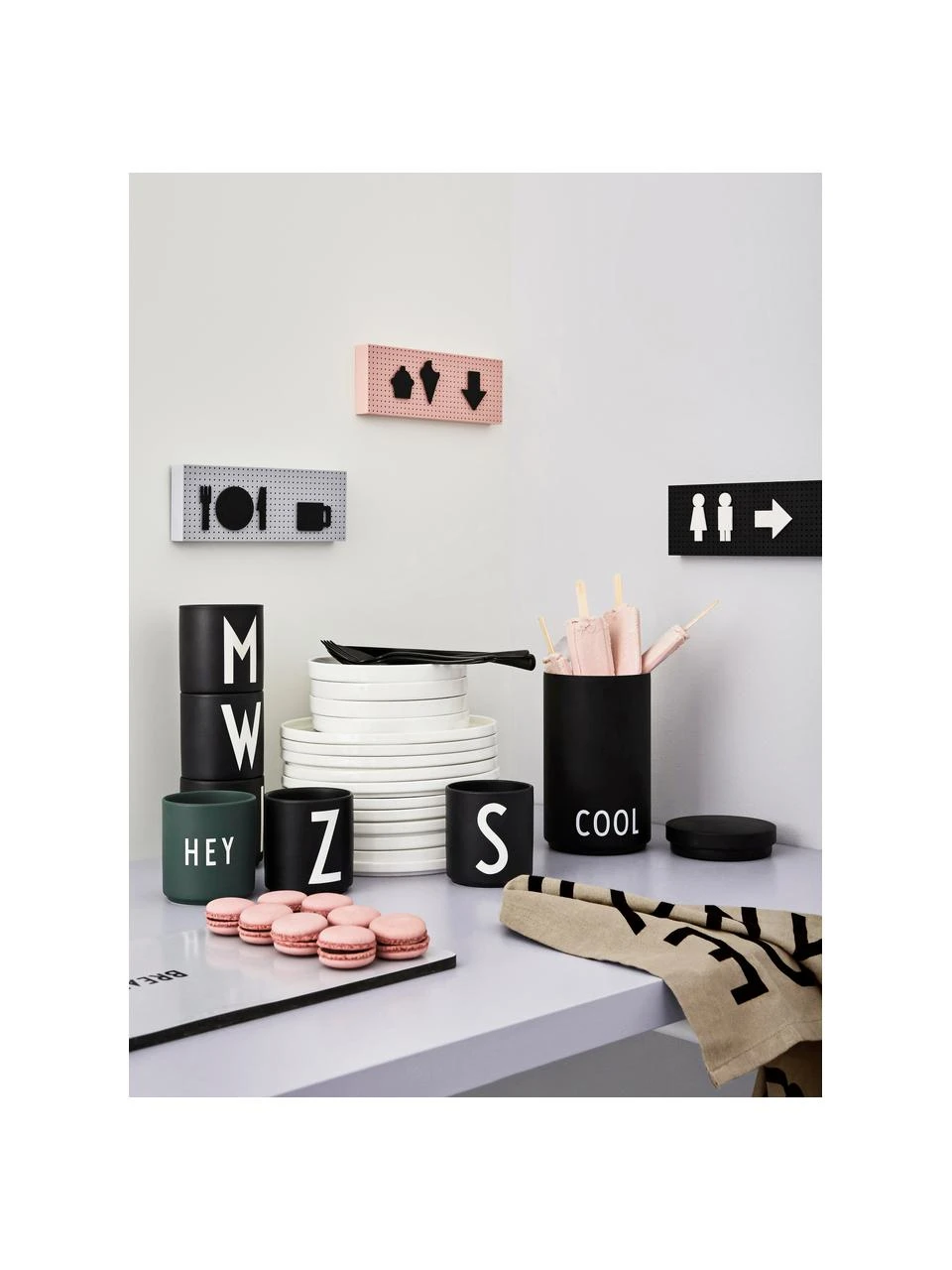 Design Letters Baumwoll-Geschirrtücher Classic in Beige mit Designletters, 2 Stück, B 40 x L 60 cm 4 Design Letters Baumwoll-Geschirrtücher Classic in Beige mit Designletters, 2 Stück, B 40 x L 60 cm – Bild 4