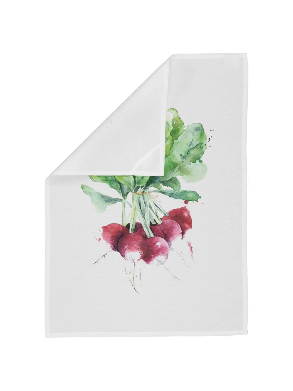 Baumwoll-Geschirrtücher-Set Marchè, 3-tlg., Weiß, Grün, Rot, B 50 x L 70 cm Cote Table Baumwoll-Geschirrtücher-Set Marchè, 3-tlg., B 50 x L 70 cm -Küche Geschäft Baumwoll Geschirrtucher Set Marche 3 tlg 3