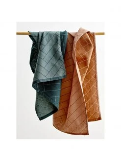 S&ouml;dahl Baumwoll-Geschirrt&uuml;cher Tiles in Braun, 2 St&uuml;ck, B 50 x L 70 cm -Küche Geschäft Baumwoll Geschirrtucher Tiles in Braun 2 Stuck 2