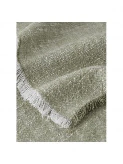 Baumwoll-Tischdecke Ivory mit Fransen, Für 6 - 10 Personen (B 145 x L 250 cm) -Küche Geschäft Baumwoll Tischdecke Ivory mit Fransen 2