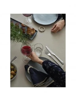 Broste Copenhagen Baumwoll-Tischdecke Wilhelmina in Beige, Ø 200 cm -Küche Geschäft Baumwoll Tischdecke Wilhelmina in Beige 2