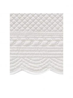 Cote Table Baumwoll-Tischsets Boutis in Weiß, 2 Stück, B 34 x L 48 cm -Küche Geschäft Baumwoll Tischsets Boutis in Weiss 2 Stuck 3