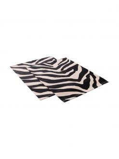 Jotex Baumwoll-Tischsets Jill mit Zebra-Print, 2 Stück, B 35 x L 45 cm