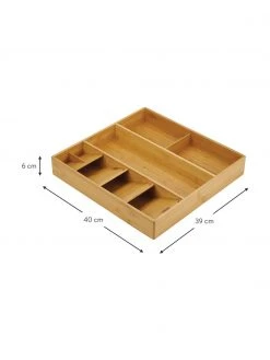 Joseph Joseph Besteck-Organizer DrawerStore™ aus Bambus, B 40 x H 6 cm -Küche Geschäft Besteck Organizer DrawerStoretm aus Bambus 2