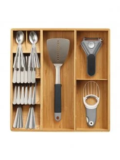 Joseph Joseph Besteck-Organizer DrawerStore™ aus Bambus, B 40 x H 6 cm -Küche Geschäft Besteck Organizer DrawerStoretm aus Bambus 4