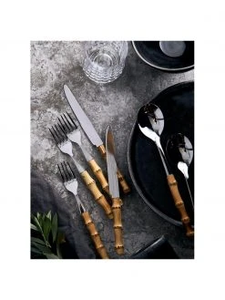 Besteck-Set Bami aus Bambusholz, 6 Personen (12-tlg.) -Küche Geschäft Besteck Set Bami aus Bambusholz 6 Personen 12 tlg 4
