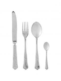 Bloomingville Besteck-Set Tilly im Landhaus-Stil, 1 Person (4-tlg.), Set mit verschiedenen Größen