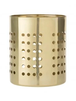 Bahne Besteckhalter Juno in Gold, Ø 11 x H 14 cm