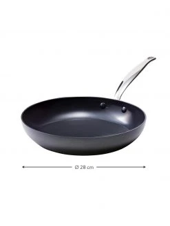 Bratpfannen Barcelona in Schwarz mit Antihaftbeschichtung, 3er-Set, Set mit verschiedenen Größen -Küche Geschäft Bratpfannen Barcelona in Schwarz mit Antihaftbeschichtung 3er Set 2