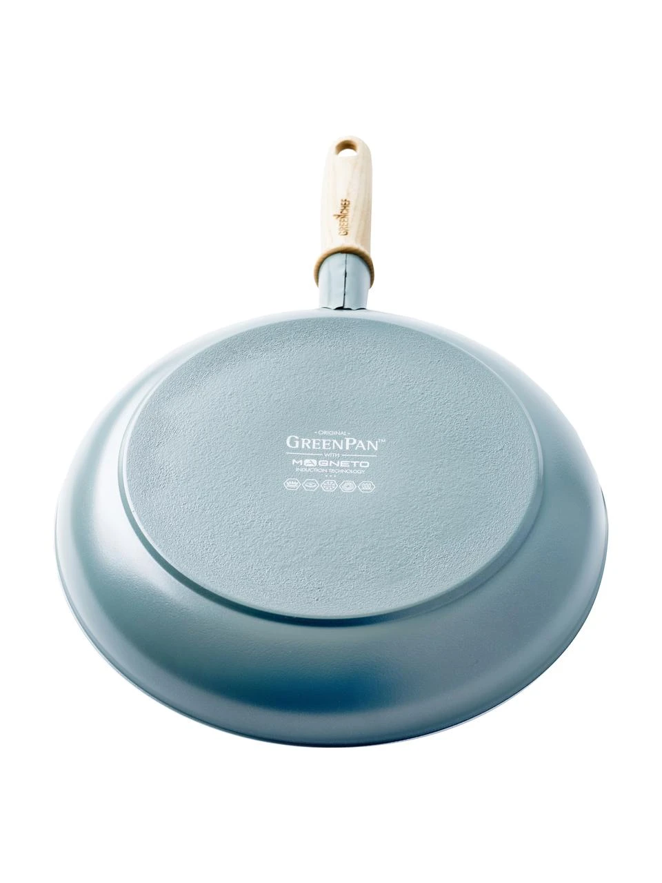 Bratpfannen Mayflower in Blau mit Pfannenschaufel, 3er-Set, Set mit verschiedenen Größen 4 Bratpfannen Mayflower in Blau mit Pfannenschaufel, 3er-Set, Set mit verschiedenen Größen – Bild 4