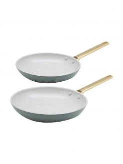 Bratpfannen Padova in Blau mit Antihaftbeschichtung, 2er-Set, Set in verschiedenen Größen