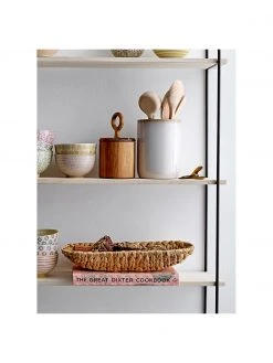 Bloomingville Brotkorb Nature aus Wasserhyazinthe, B 36 x H 7 cm -Küche Geschäft Brotkorb Nature aus Wasserhyazinthe 4