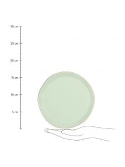 Urban Nature Culture Brotteller Good Morning in Mint mit Goldrand, Ø 17 cm, Ø 17 cmNur noch wenige verfügbar -Küche Geschäft Brotteller Good Morning in Mint mit Goldrand O 17 cm 2