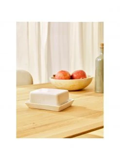 Asa Butterdose Saisons aus Steingut in Beige, B 17 x H 7 cm 4 Asa Butterdose Saisons aus Steingut in Beige, B 17 x H 7 cm -Küche Geschäft Butterdose Saisons aus Steingut in Beige 4