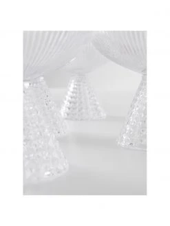 Jotex Champagnergläser Ace mit Rillenrelief, 4 Stück, Ø 12 x H 12 cm -Küche Geschäft Champagnerglaser Ace mit Rillenrelief 4 Stuck 3