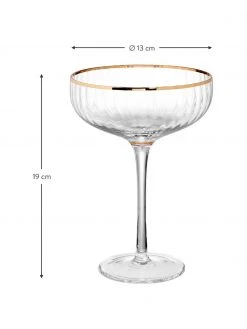 BUTLERS Champagnerschalen Golden Twenties mit Goldrand, extra groß, 400 ml , 2 Stück, Ø 13 x H 19 cm, 400 ml 2 BUTLERS Champagnerschalen Golden Twenties mit Goldrand, extra groß, 400 ml , 2 Stück, Ø 13 x H 19 cm, 400 ml -Küche Geschäft Champagnerschalen Golden Twenties mit Goldrand extra gross 400 ml 2 Stuck 2