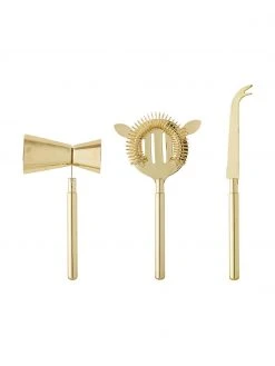 Bloomingville Cocktail-Set Curacao in Gold, 3-tlg., Set mit verschiedenen GrößenNur noch wenige verfügbar