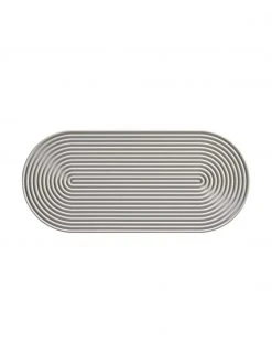 Zone Cocktail-Tablett Rocks in Grau, L 35 x B 16 cm