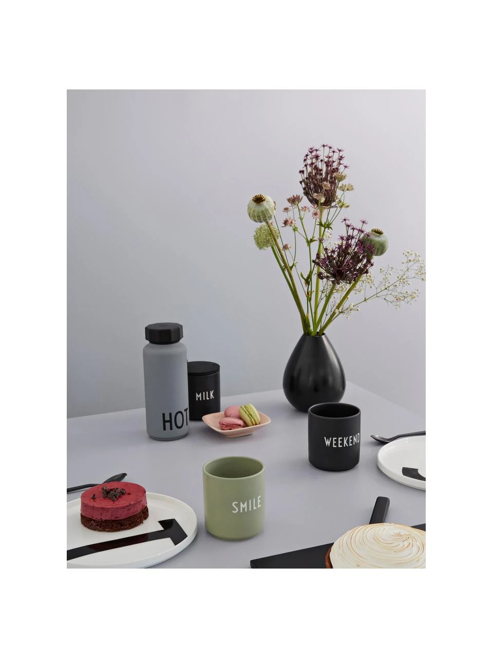 Design Letters Design Becher Favourite SMILE in Mint mit Schriftzug, Ø 8 x H 9 cm, 250 ml 4 Design Letters Design Becher Favourite SMILE in Mint mit Schriftzug, Ø 8 x H 9 cm, 250 ml – Bild 4