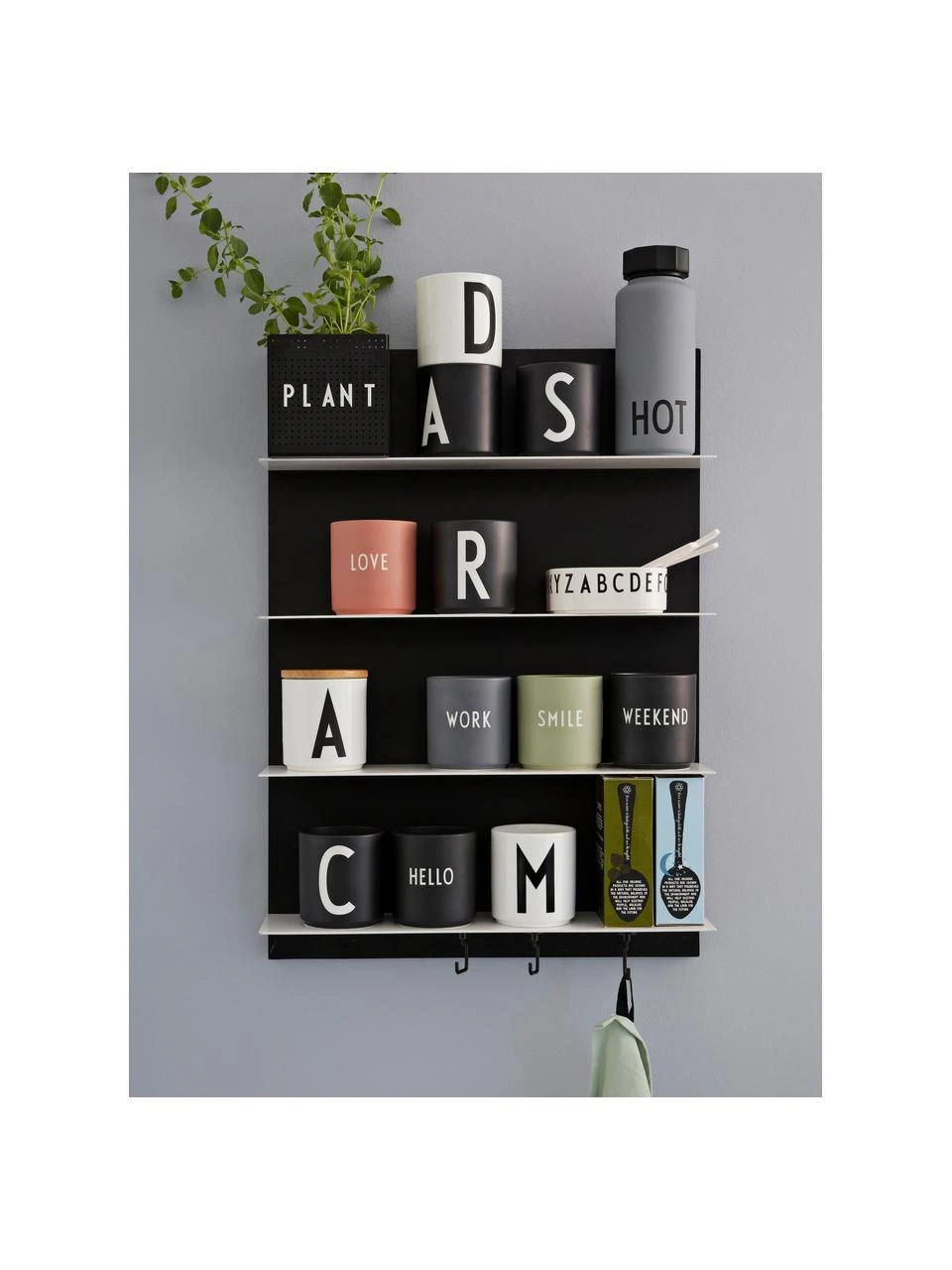 Design Letters Design Becher Favourite SMILE in Mint mit Schriftzug, Ø 8 x H 9 cm, 250 ml 5 Design Letters Design Becher Favourite SMILE in Mint mit Schriftzug, Ø 8 x H 9 cm, 250 ml – Bild 5