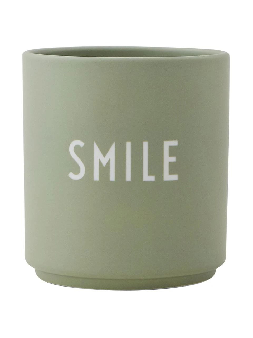 Design Letters Design Becher Favourite SMILE in Mint mit Schriftzug, Ø 8 x H 9 cm, 250 ml 1 Design Letters Design Becher Favourite SMILE in Mint mit Schriftzug, Ø 8 x H 9 cm, 250 ml