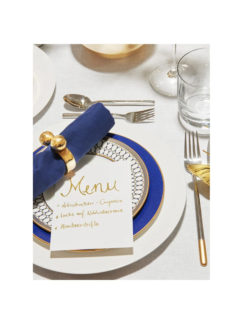 Villeroy & Boch Design-Besteck-Set Ella in Silber mit goldenen Details, 6 Personen (30-tlg.), Set mit verschiedenen GrößenNur noch wenige verfügbar 2 Villeroy & Boch Design-Besteck-Set Ella in Silber mit goldenen Details, 6 Personen (30-tlg.), Set mit verschiedenen GrößenNur noch wenige verfügbar – Bild 2