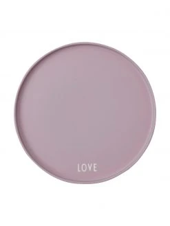 Design Letters Design Teller Favourite LOVE in Lila mit Schriftzug, Ø 22 cmNur noch wenige verfügbar