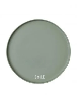 Design Letters Design Teller Favourite SMILE in Grün mit Schriftzug, Ø 22 cmNur noch wenige verfügbar
