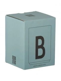 Design Letters Design Wasserglas Personal mit Buchstaben (Varianten von A bis Z), Wasserglas B, 300 ml 9 Design Letters Design Wasserglas Personal mit Buchstaben (Varianten von A bis Z), Wasserglas B, 300 ml -Küche Geschäft Design Wasserglas Personal mit Buchstaben Varianten von A bis Z 4