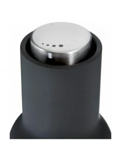 Menu Designer Salz- & Pfeffermühle Bottle Grinder in Anthrazit/Hellgrau mit Edelstahldeckel, Ø 8 x H 21 cm -Küche Geschäft Designer Salz and Pfeffermuhle Bottle Grinder in AnthrazitHellgrau mit Edelstahldeckel 5