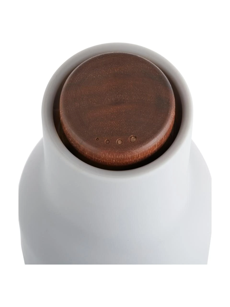 Menu Designer Salz- & Pfeffermühle Bottle Grinder in Anthrazit/Hellgrau mit Walnussholzdeckel, Ø 8 x H 21 cm 6 Menu Designer Salz- & Pfeffermühle Bottle Grinder in Anthrazit/Hellgrau mit Walnussholzdeckel, Ø 8 x H 21 cm – Bild 6