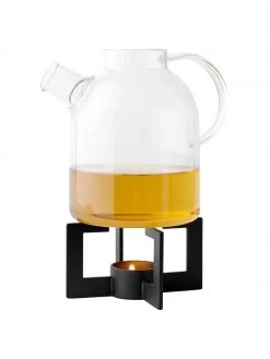 Menu Designer Stövchen Warm-Up in Schwarz, Ø 8 x H 15 cm -Küche Geschäft Designer Stovchen Warm Up in Schwarz 3