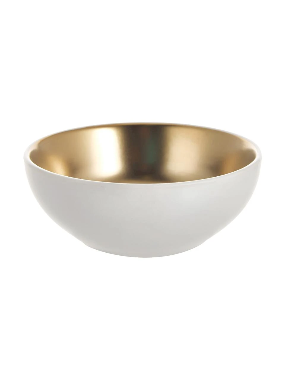 Ladelle Dipschälchen Glitz in Weiß/Gold, 3er-Set, Ø 10 x H 4 cm 5 Ladelle Dipschälchen Glitz in Weiß/Gold, 3er-Set, Ø 10 x H 4 cm – Bild 5