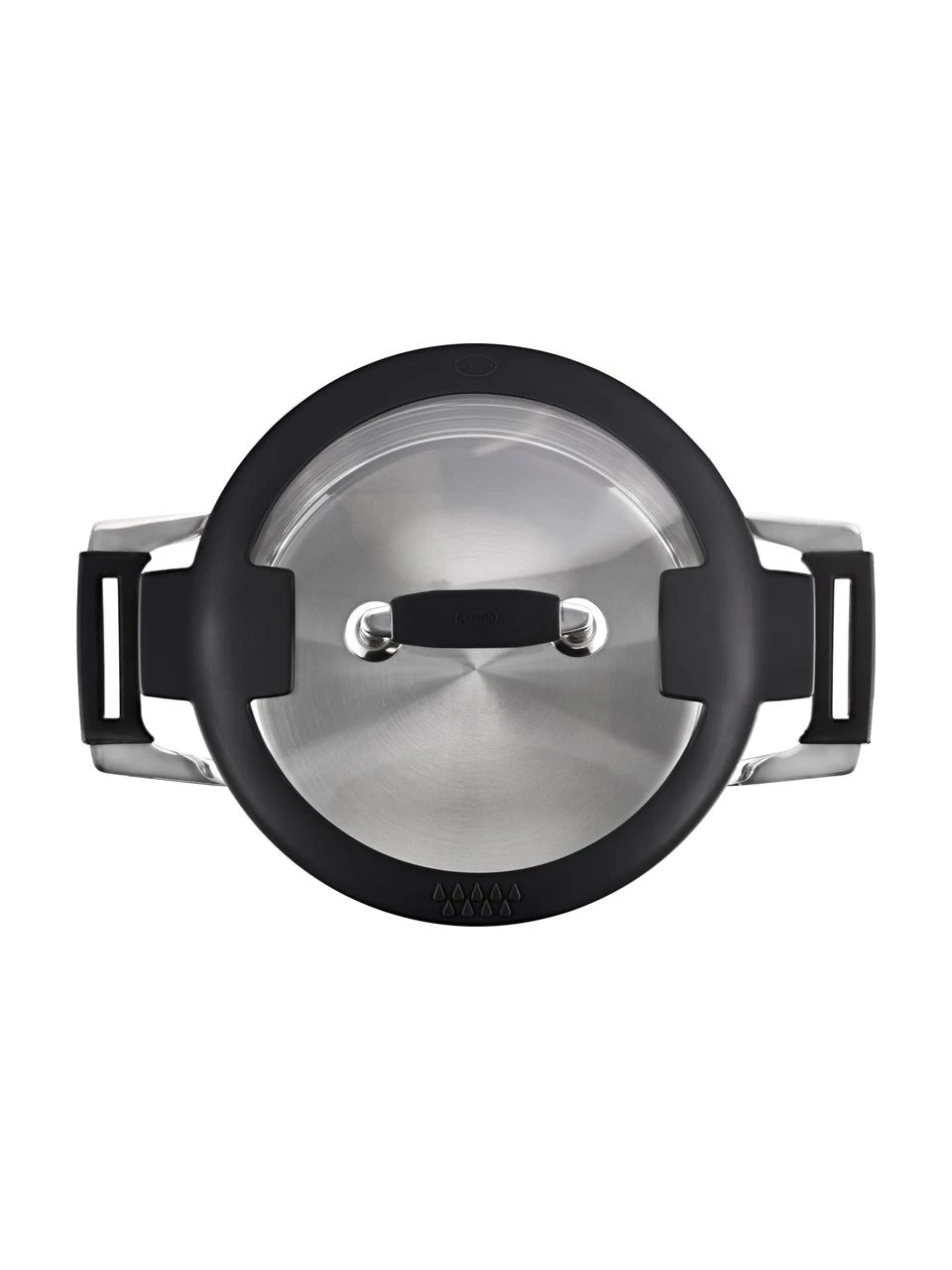 Edelstahl-Kochtopf Silence Pro mit Innenskalierung, Deckel: Glas, Silberfarben, Schwarz, Ø 25 x H 20 cm Rösle Edelstahl-Kochtopf Silence Pro mit Innenskalierung, Ø 25 x H 20 cm -Küche Geschäft Edelstahl Kochtopf Silence Pro mit Innenskalierung 4