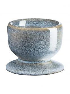 Asa Eierbecher Saisons aus Steingut in Blau, 6 Stück, Ø 5 x H 5 cm